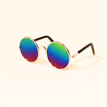 MoriCat Metal Sunglasses with Reflective Gradient Lens