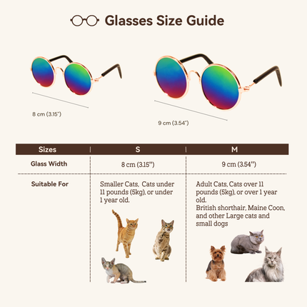 MoriCat Metal Sunglasses with Reflective Gradient Lens