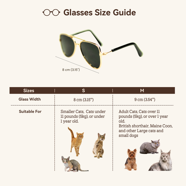MoriCat Aviator Metal Sunglasses with Black Lens