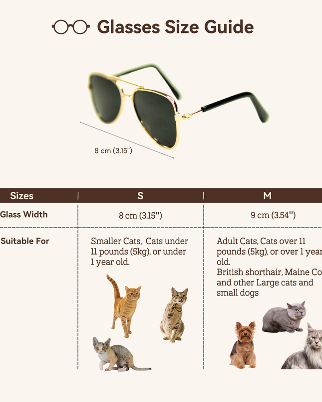 MoriCat Aviator Metal Sunglasses with Black Lens