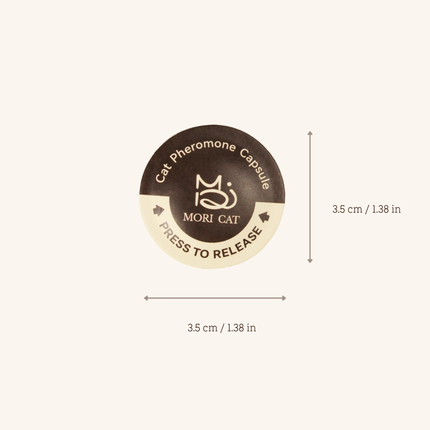 Single Patch One press. One event covered. —  MoriCat Purrmone Press (Cat Pheromone)