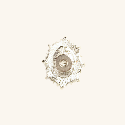 MoriCat Oval Floral Cluster Gem Charm