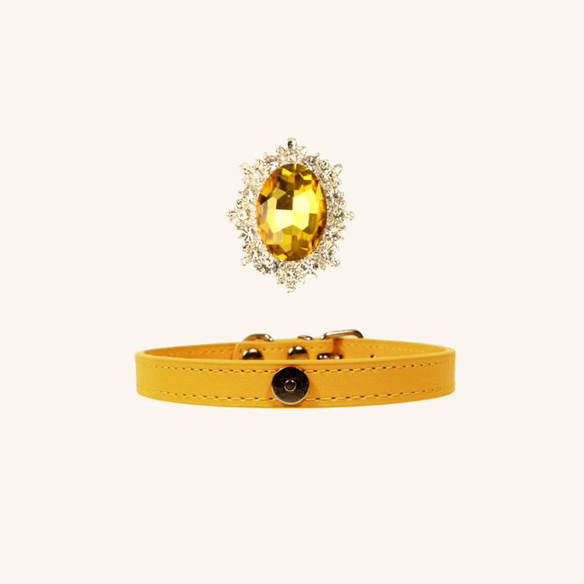 MoriCat Citrine Jewel for Orange Fur Cats
