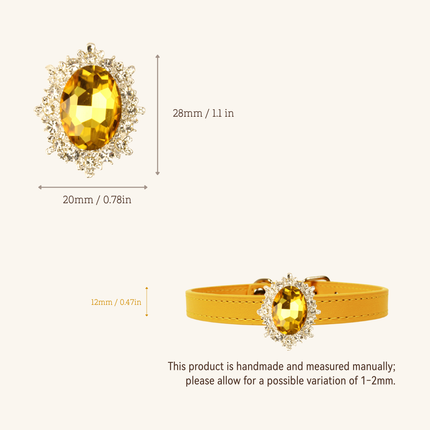 MoriCat Citrine Jewel for Orange Fur Cats
