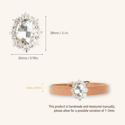 MoriCat Diamond Style Jewel for Dark Fur Cats