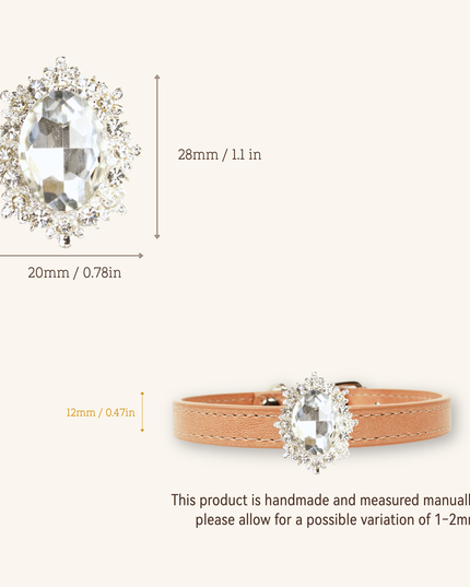 MoriCat Diamond Style Jewel for Dark Fur Cats