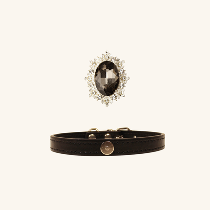 MoriCat Black Jewel for White Fur Cats