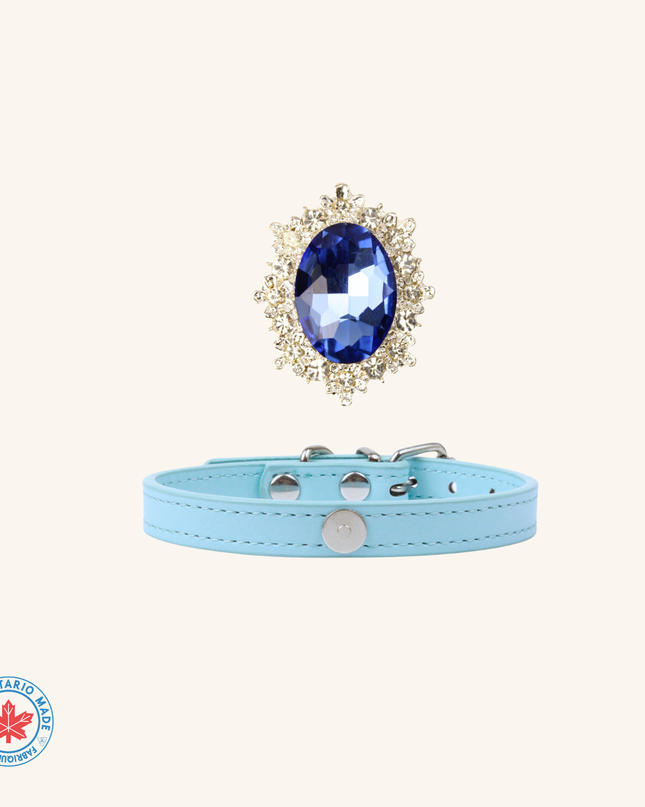 MoriCat Sapphire Jewel for White Fur Cats