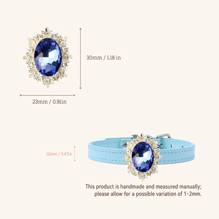 MoriCat Sapphire Jewel for White Fur Cats