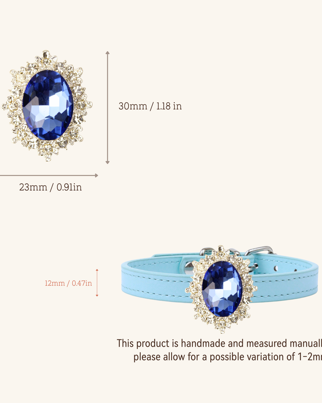 MoriCat Sapphire Jewel for White Fur Cats