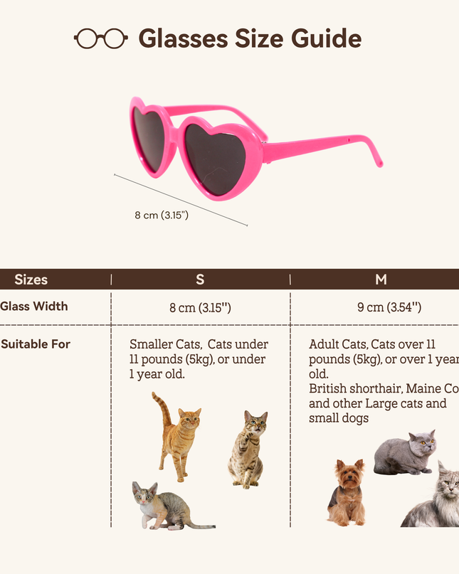 MoriCat Hot Pink Heart Shaped Plastic Sunglasses with Black Lens