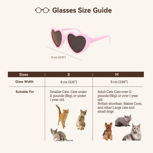 MoriCat Pink Heart Shaped Plastic Sunglasses with Black Lens