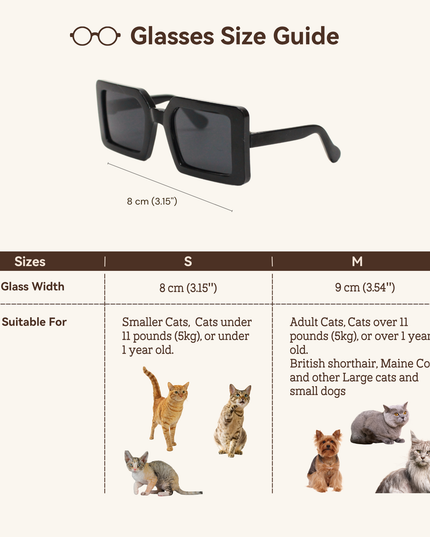 MoriCat Square Black Sunglasses with Black Frame and Black Lens