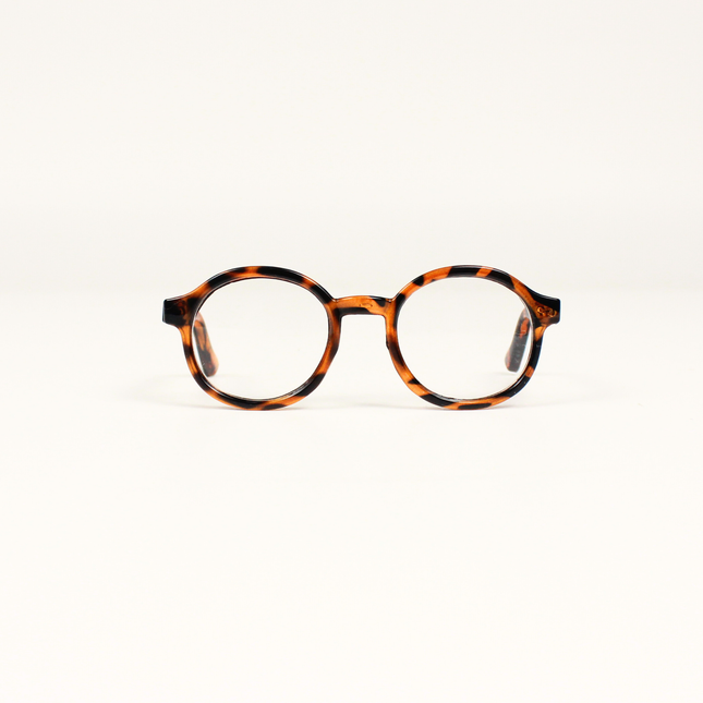 MoriCat Tortoiseshell Glasses with Clear Lens