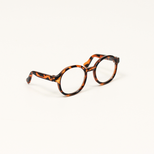 MoriCat Tortoiseshell Glasses with Clear Lens