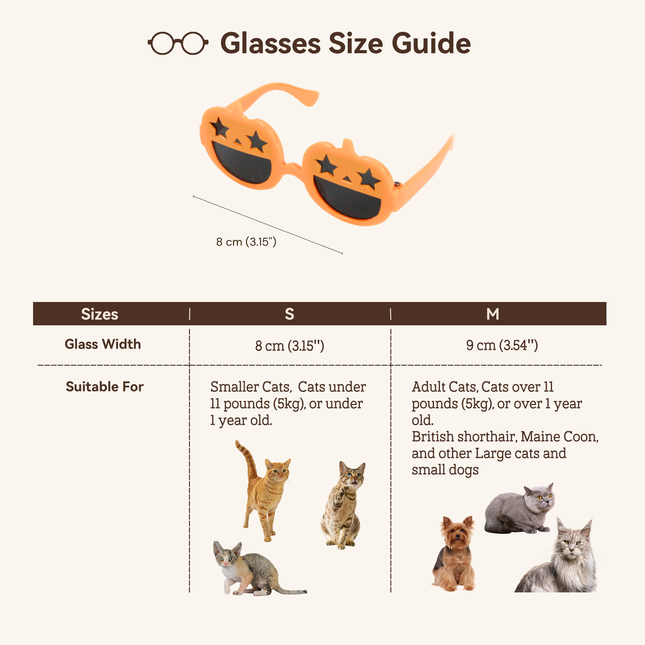 MoriCat Halloween Orange Pumpkin Sunglasses with Black Lens