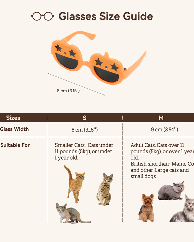 MoriCat Halloween Orange Pumpkin Sunglasses with Black Lens