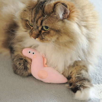 MoriCat Premium Silvervine Toy — Pink Dinosaur