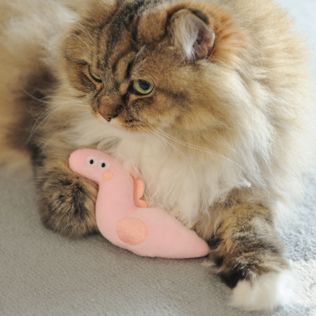 MoriCat Premium Silvervine Toy — Pink Dinosaur