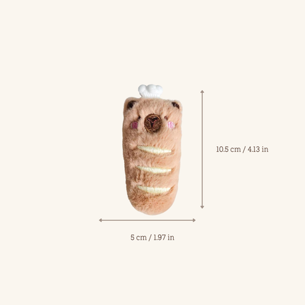 MoriCat Premium Catnip Toy — Baguette Capybara