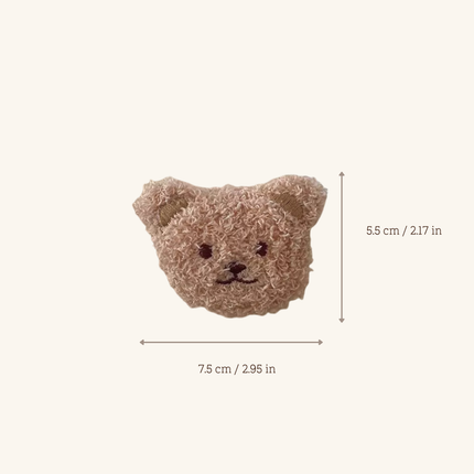 MoriCat Premium Catnip Toy — Beige Bear Head