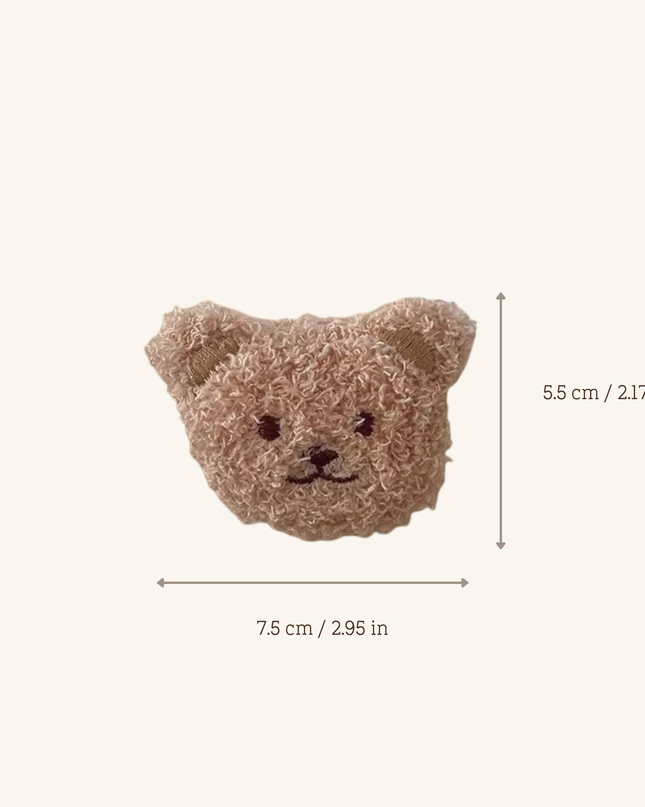MoriCat Premium Catnip Toy — Beige Bear Head
