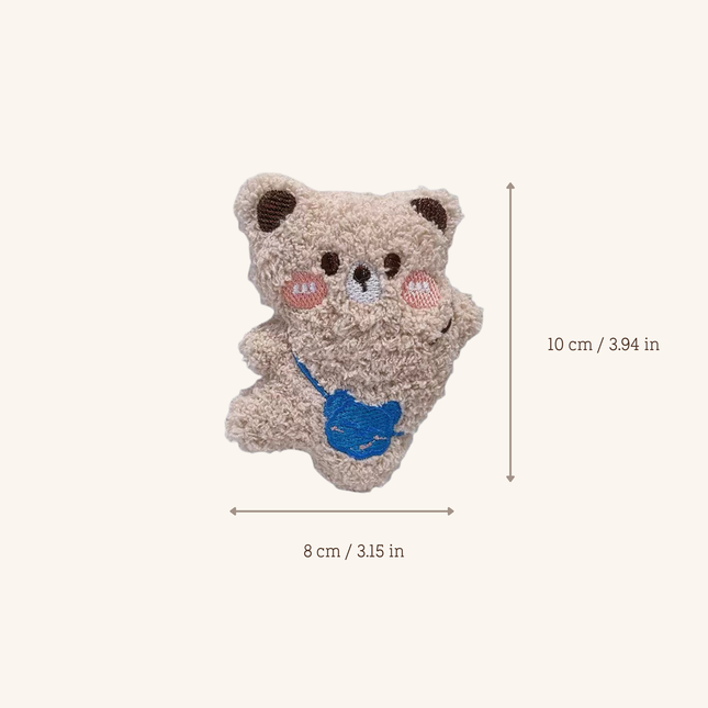 MoriCat Premium Silvervine Toy — Large Beige Bear