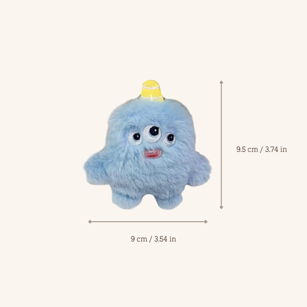 MoriCat Premium Catnip Toy — Blue Monster