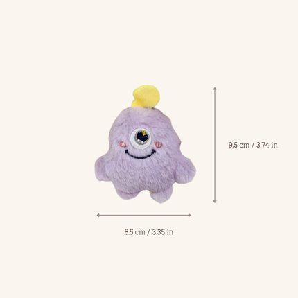 MoriCat Premium Catnip Toy — Purple Monster