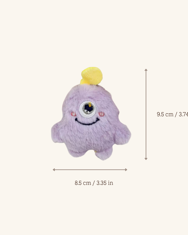 MoriCat Premium Catnip Toy — Purple Monster