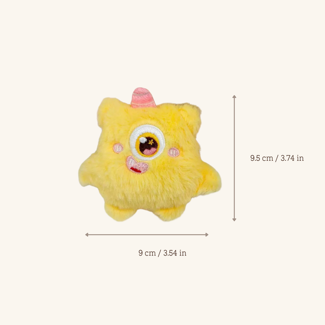MoriCat Premium Silvervine Toy — Yellow Monster