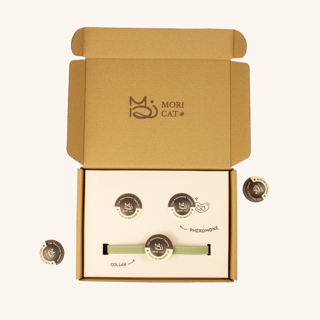 Moricat Purrmone Press Starter Kit — 5 Patches + Magnetic Breakaway Collar