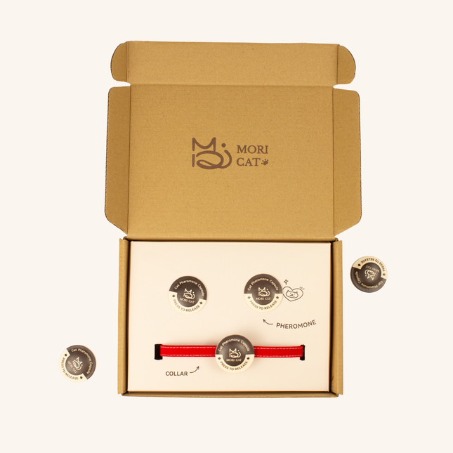 Moricat Purrmone Press Starter Kit — 5 Patches + Magnetic Breakaway Collar