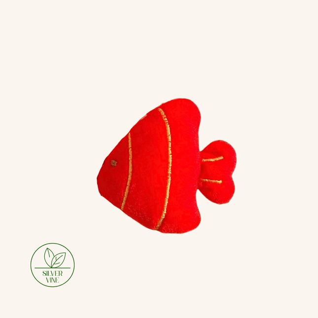 MoriCat Silvervine Cat Toy — Red Angelfish