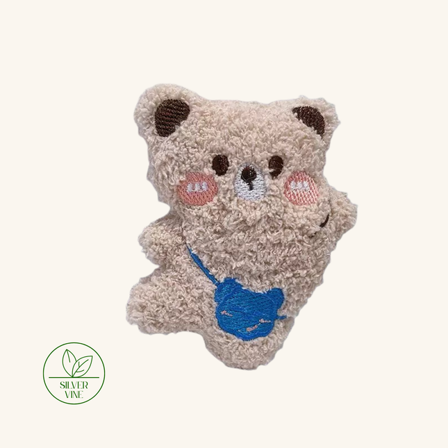 MoriCat Premium Silvervine Toy — Large Beige Bear