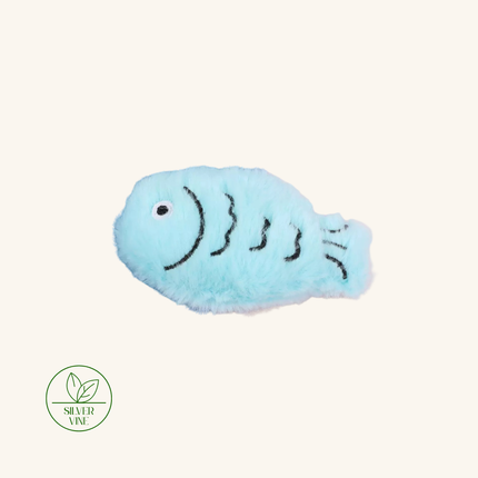 MoriCat Premium Silvervine Toy — Blue Fish