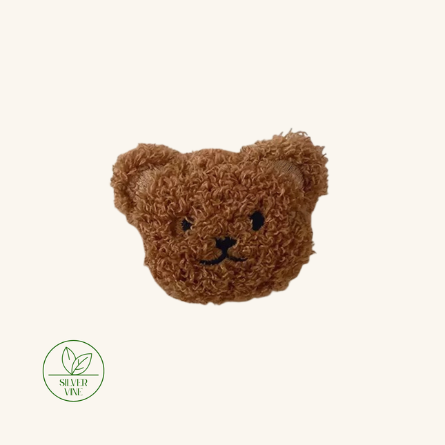 MoriCat Premium Silvervine Toy — Brown Bear Head