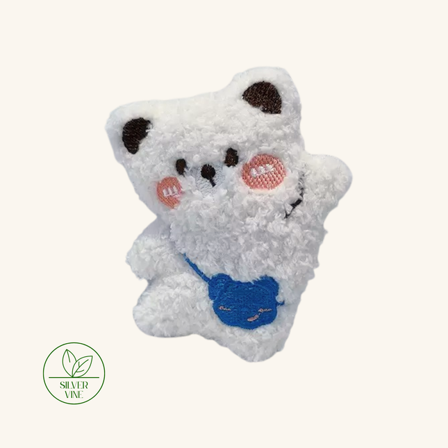 MoriCat Premium Silvervine Toy — Large White Bear