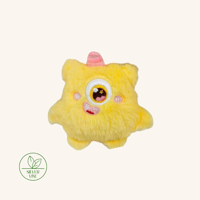 MoriCat Premium Silvervine Toy — Yellow Monster