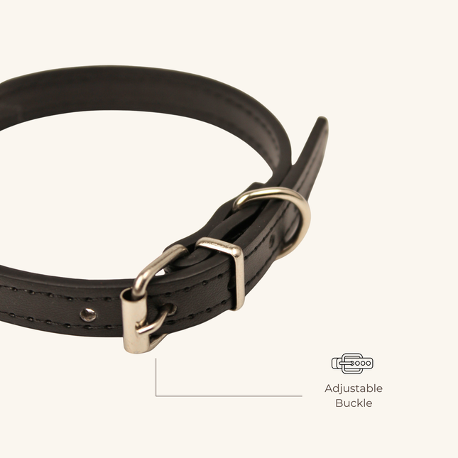 MoriCat Black Bowtie and Collar Set for Cats