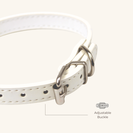 MoriCat Silver Bowtie and Collar Set for Cats