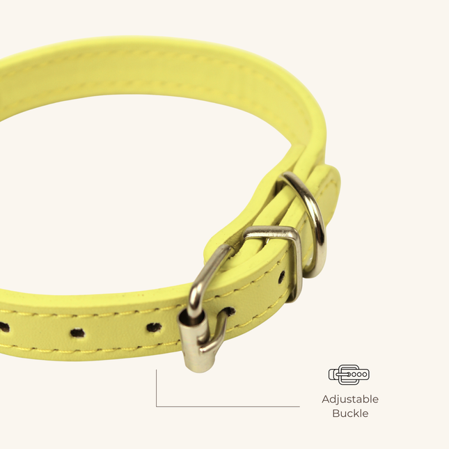 MoriCat Mustard Yellow Bowtie and Collar Set for Cats