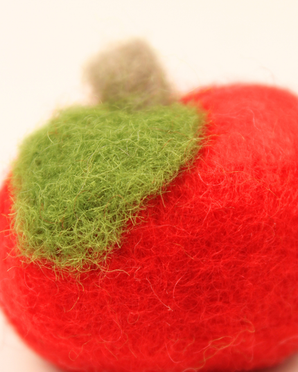 Moricat Handmade Wool Apple Cat Toy
