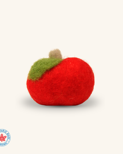 Moricat Handmade Wool Apple Cat Toy