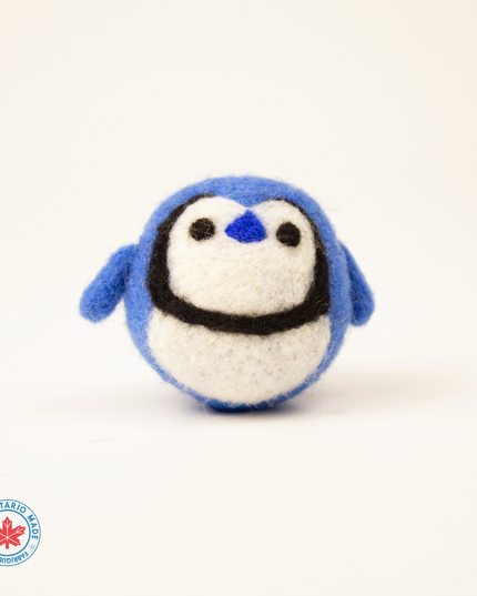 The Wool Blue Jay — Toronto's Favourite Bird, Now in Wool