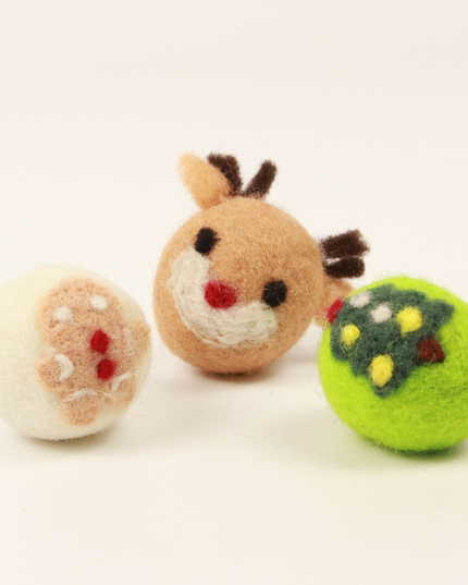 Moricat Handmade Wool Christmas Reindeer Cat Toy