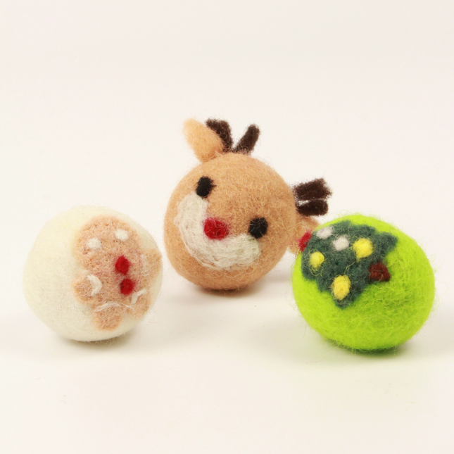 Moricat Handmade Wool Christmas Reindeer Cat Toy