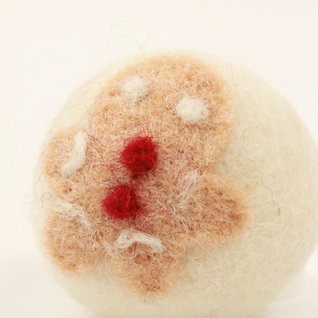 Moricat Handmade Wool Christmas Gingerbread Man Cat Toy