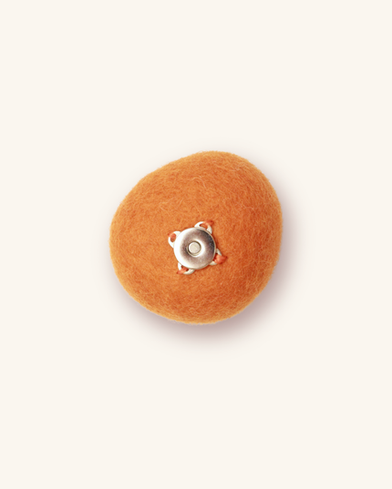 Moricat Handmade Brown Maple Leaf Wool Cat Toy