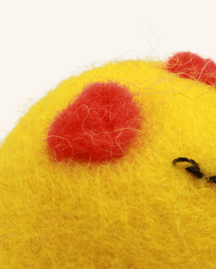 Moricat Handmade Wool Heart-Eyes Emoji Cat Toy – Limited 2025 Edition